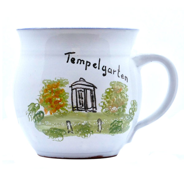 Handmade Keramiktasse - "Tempelgarten"