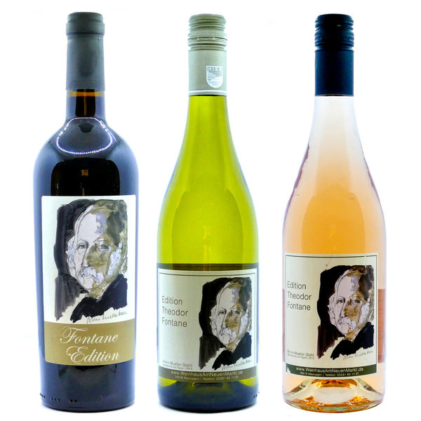 Wein Fontane Edition in verschiedenen Sorten